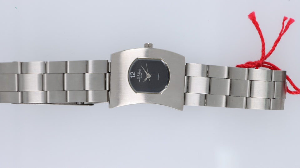 Orologio Uomo Acciaio Vintage Minimal Quartz Silver Elegante Fashion