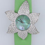 M&M Primo Emporio Orologio Donna Fiore Cristalli Quadrante Madreperla