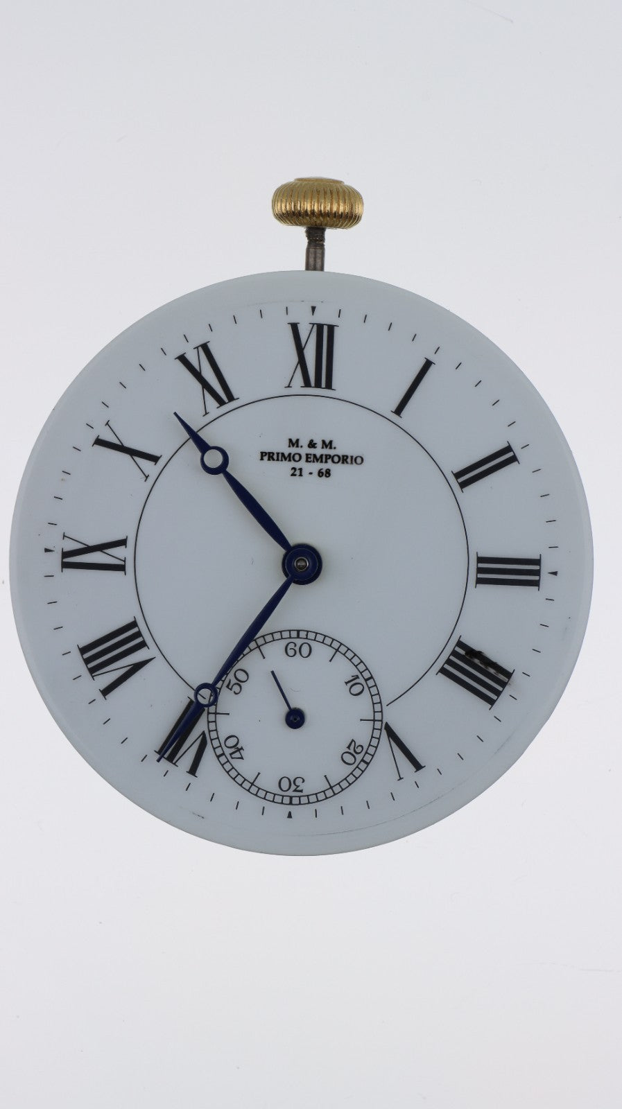 Movimento Orologio da Tasca Svizzero RU 3602 M&M Primo Emporio 21-68 Meccanico