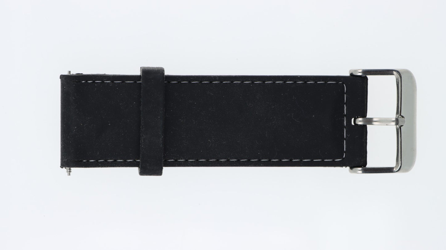 Cinturino 24mm Pelle Unisex Nero