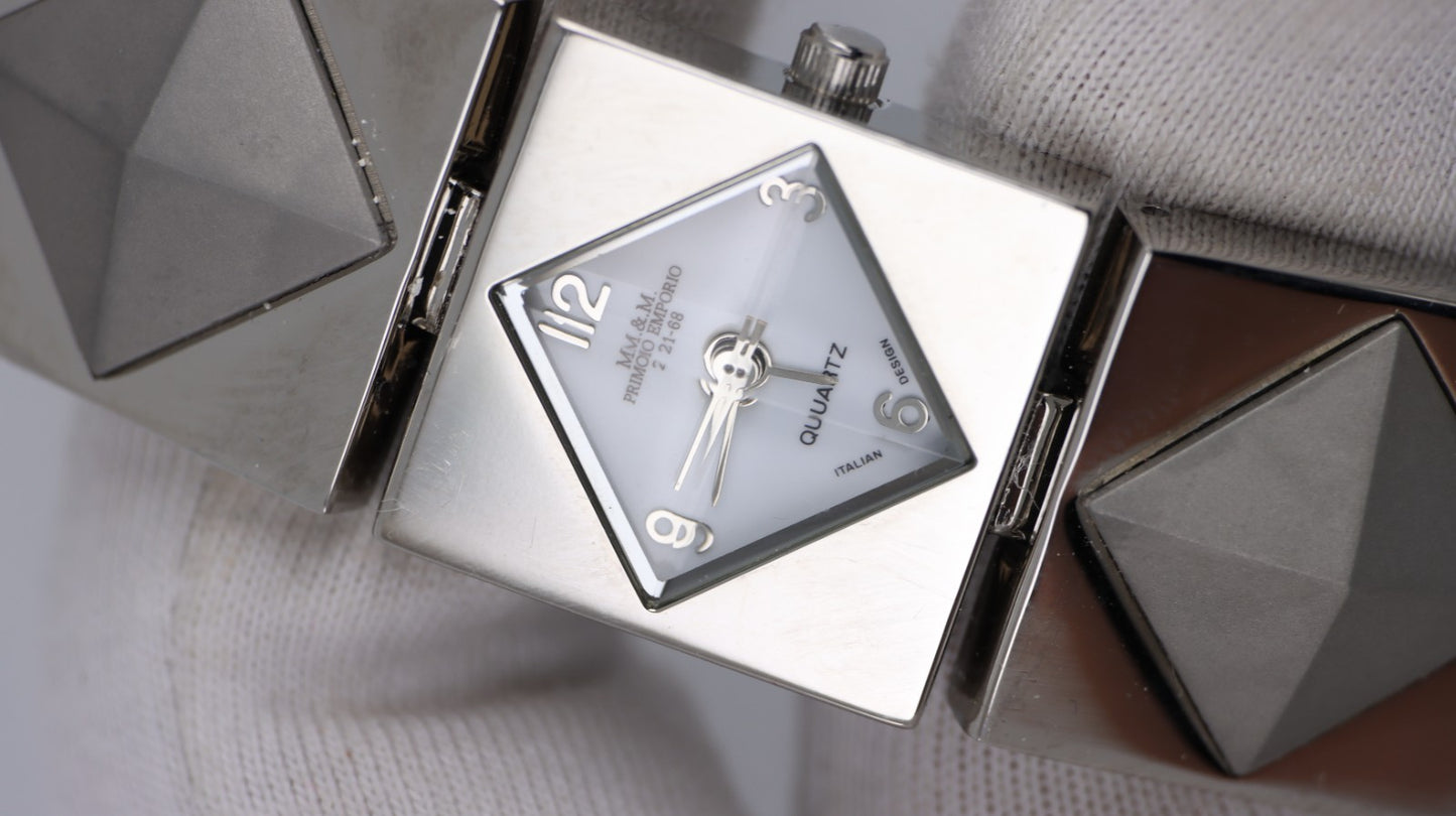 M&M Primo Emporio Orologio Donna Geometrico Acciaio Quarzo