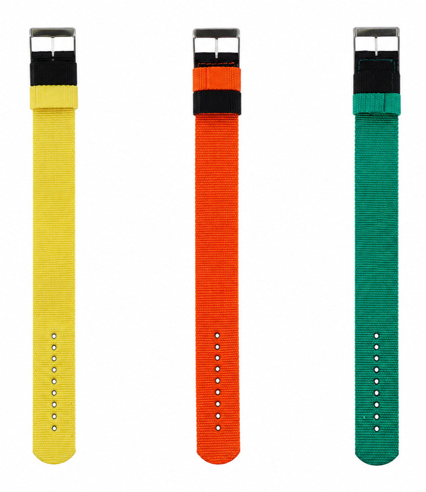 Cinturino 26MM Orologio NATO Nylon Sportivo Vari Colori Fibbia Acciaio