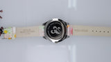 Orologio Donna M&M Primo Emporio 21-68 Rosa Strass Quartz Cinturino Floreale Ver