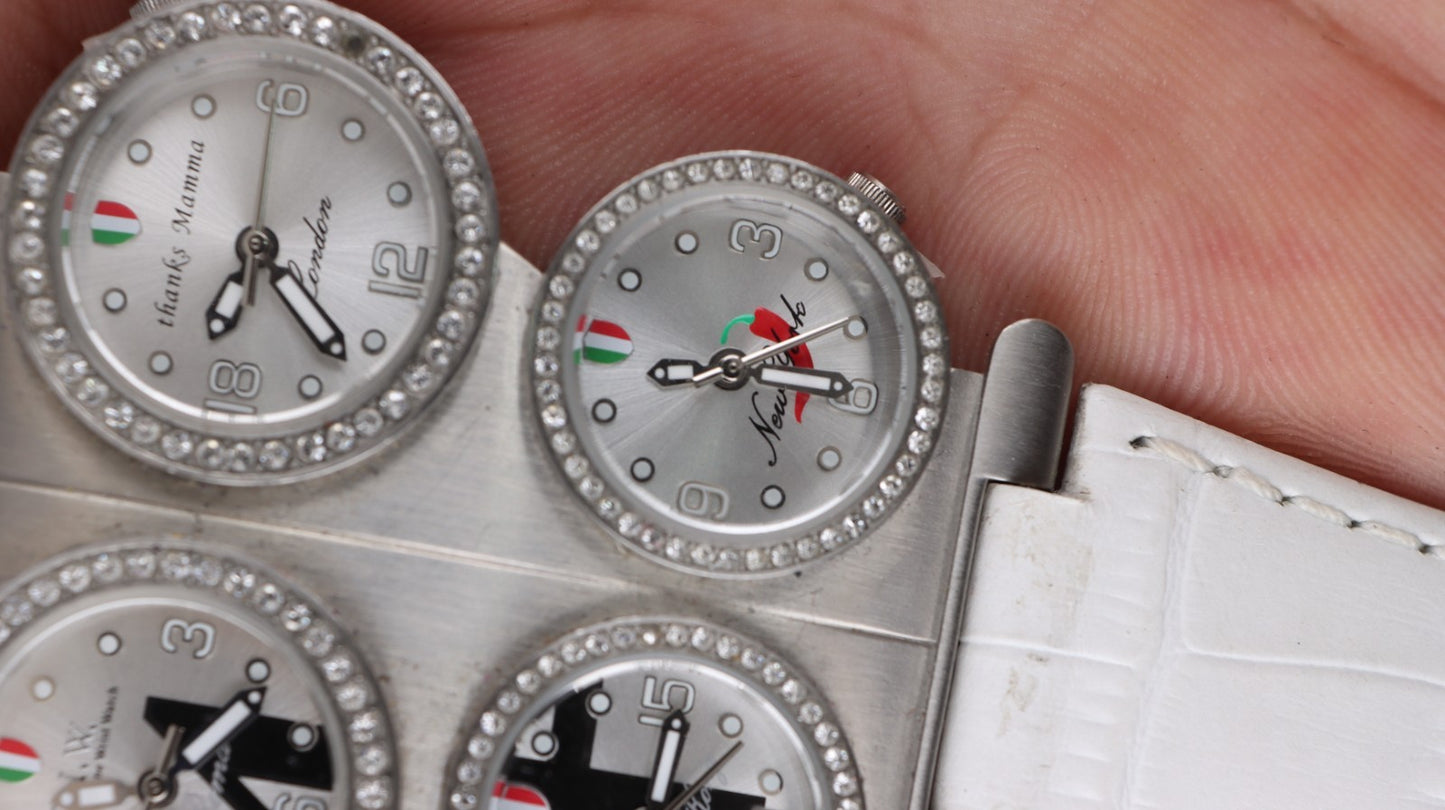 OIW Orologio Donna Multiplo 4 Quadranti Quarzo