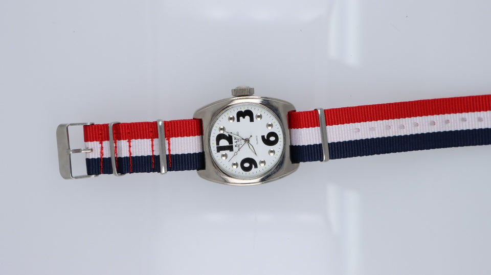 Orologio Uomo Primo Emporio 21-68 Quartz Oversize Cinturino Tessuto