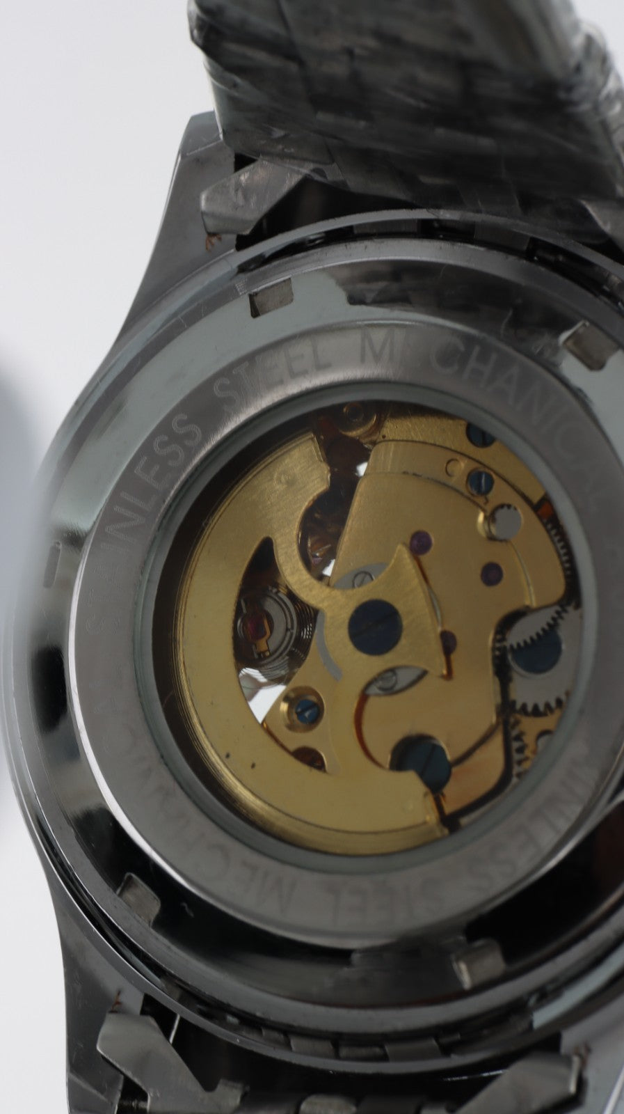 Avion AO34 Orologio Automatico Scheletrato Uomo Acciaio Mechanical Watch