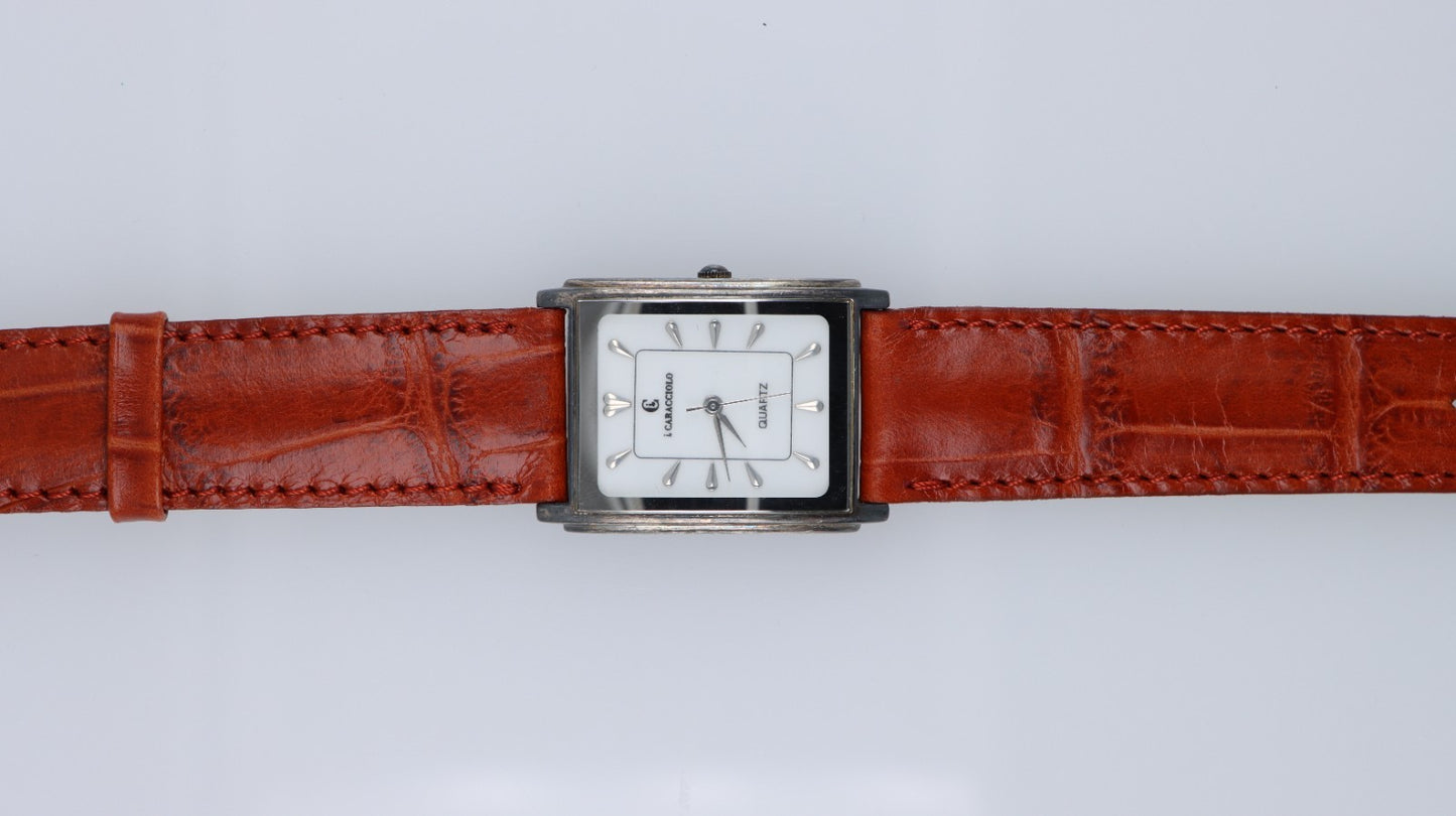 I Caracciolo Orologio Uomo Donna Argento 925 Quarzo