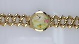 Orologio M&M Primo Emporio 21-68 Donna Catena Dorata Fiori Fantasy