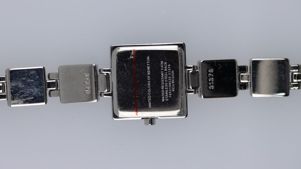 Orologio Benetton - Donna - Cubes - Quarzo - Bracciale Acciaio - Nuovo