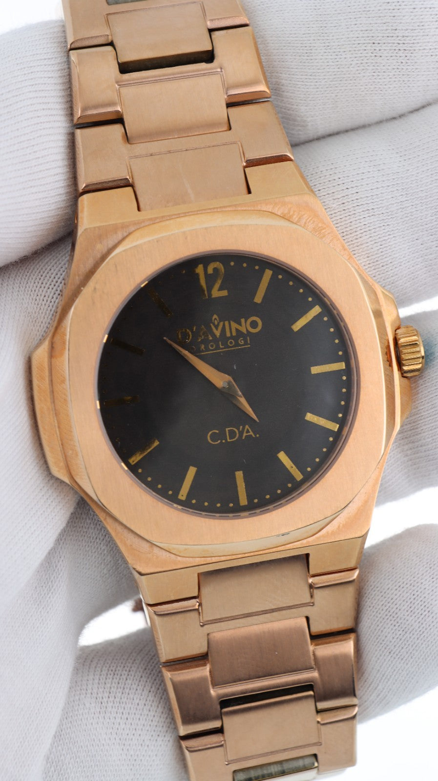 D'Avino Tokyo Orologio Uomo Quarzo Acciaio Rosa